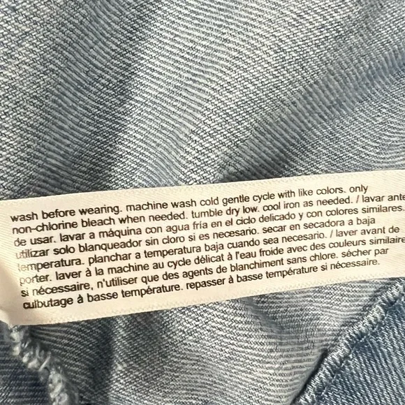 Eloquii Denim Shorts Romper Size 20 Elastic Waist Ruffles Summer Casual Everyday - Picture 7 of 9